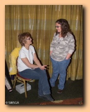 Peggy Porter and Darcie Bodemuller